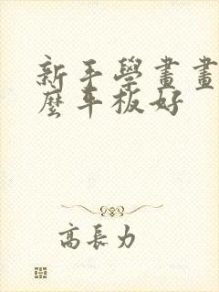 新手学画画用什么平板好