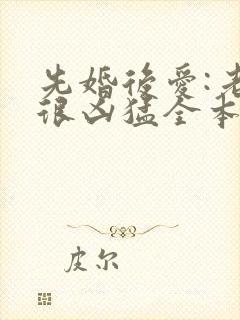 先婚后爱:老公很凶猛全本下载