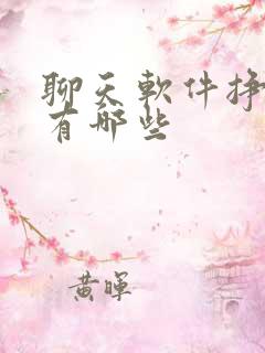 聊天软件挣钱的有哪些