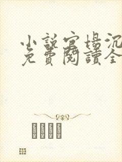 小说官场沉浮录免费阅读全文