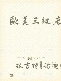 欧美三级老太婆