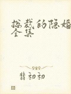 总裁的隐婚甜妻全集