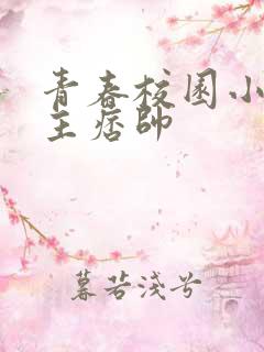 青春校园小说男主痞帅