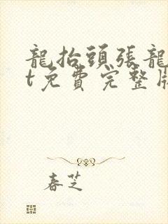 龙抬头张龙txt免费完整版