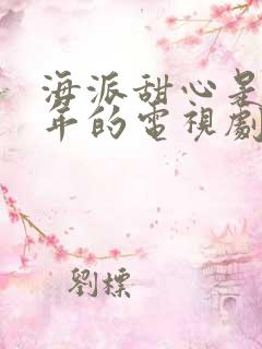 海派甜心是哪一年的电视剧