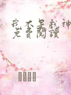 我不是戏神正版免费阅读