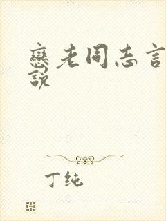 恋老同志言情小说