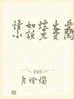 情如烟火爱成空小说免费阅读