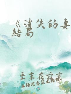 《消失的妻子》结局
