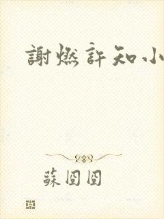 谢燃许知小说