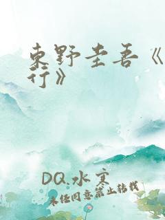 东野圭吾《白夜行》