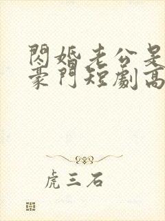 闪婚老公是超级豪门短剧高清完整版