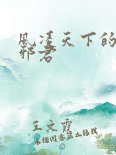 风凌天下的异世邪君