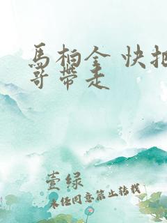 马柏全 快把我哥带走