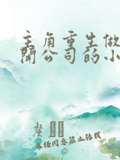 主角重生做动漫开公司的小说