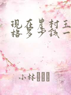 现在农村玉米价格多少钱一斤