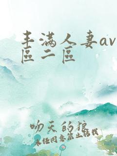 丰满人妻av一区二区