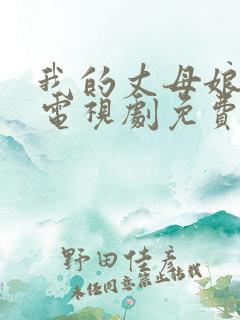 我的丈母娘韩剧电视剧免费观看全集