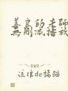 善良的老师hd无删减播放地址
