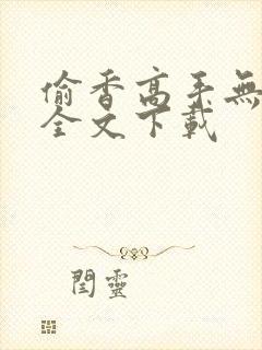 偷香高手无删减全文下载