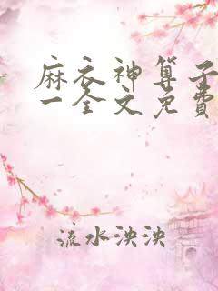 麻衣神算子李初一全文免费阅读