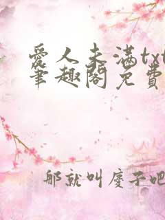 爱人未满txt笔趣阁免费阅读
