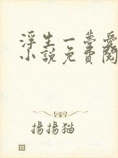 浮生一梦爱成空小说免费阅读