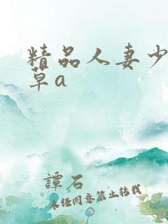 精品人妻少妇嫩草a
