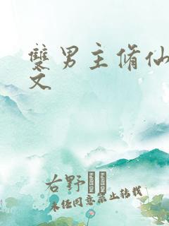 双男主修仙穿书文