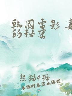韩国电影 妻子的秘密