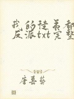 我的徒弟都是大反派txt完整无错版