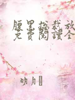 腹黑总裁放肆爱免费阅读全文