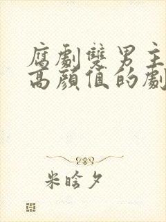 腐剧双男主都是高颜值的剧