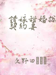 错嫁甜婚总裁的契约妻