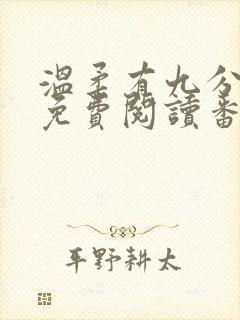 温柔有九分全文免费阅读番外