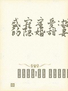 盛宠蜜爱:总裁的隐婚甜妻