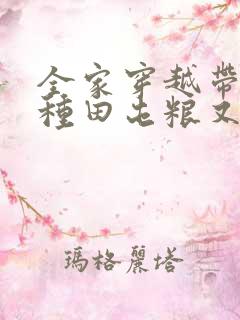 全家穿越带空间种田屯粮又逃荒