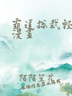 霸道总裁轻点爱漫画