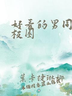 好看的男同小说校园