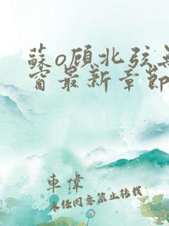 苏o顾北弦无弹窗最新章节