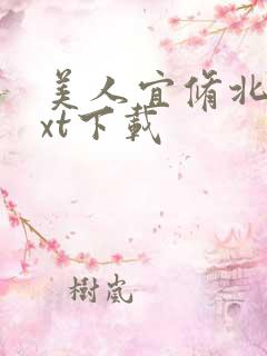 美人宜修北倾txt下载