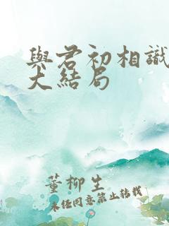 与君初相识小说大结局