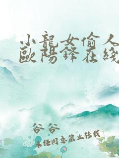 小龙女偷人小说欧阳锋在线阅读