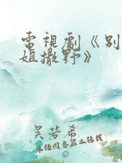 电视剧《别跟姐姐撒野》