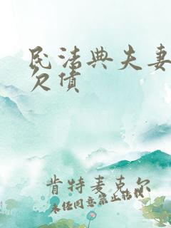 民法典夫妻一方欠债