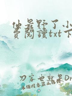 他最野了小说免费阅读txt下载