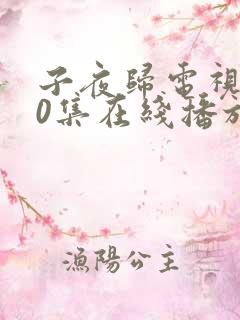 子夜归电视剧30集在线播放