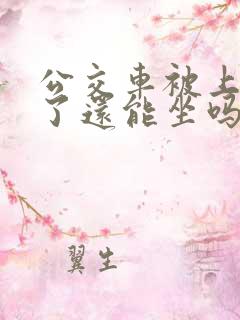 公交车被上高潮了还能坐吗小说