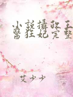 小说摄政王的神医狂妃完整版