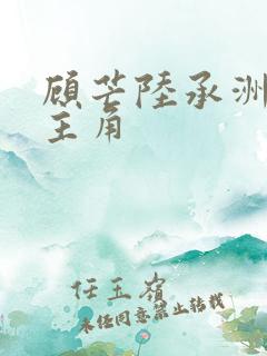 顾芒陆承洲全文主角